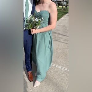 Size 10 Revelry Kennedy Bridesmaid dress - rosemary